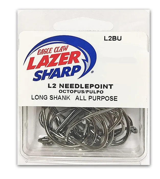 Eagle Claw Lazer Sharp Long Shank Octopus Hook