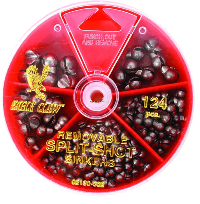 Eagle Claw Removable Split-Shot Sinker Dial Pack