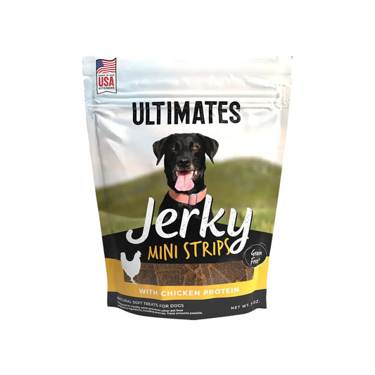 Ultimates Jerky Mini Strips Dog Treats - Chicken