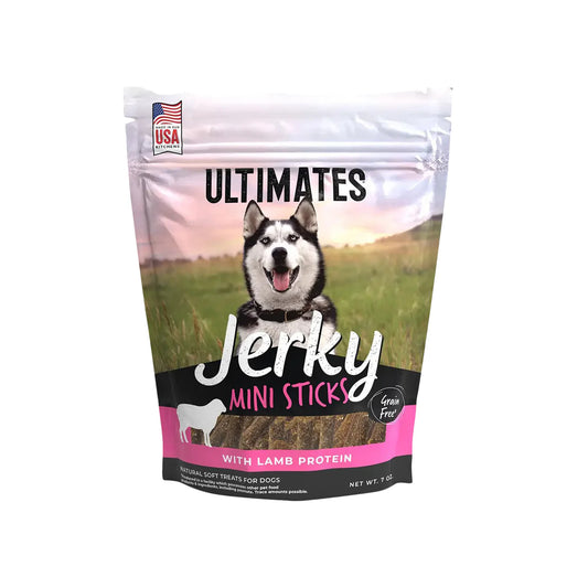 Ultimates Jerky Mini Strips Dog Treats-Lamb