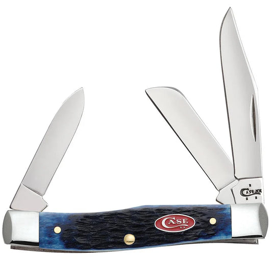 Case Rogers Jig Navy Blue Bone Medium Stockman