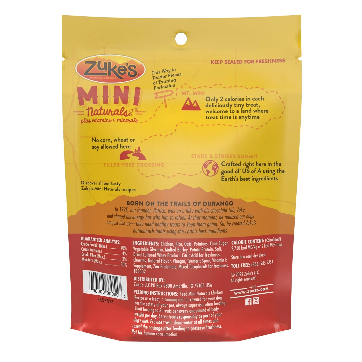 Zuke’s Mini Naturals Chicken Recipe Dog Treats