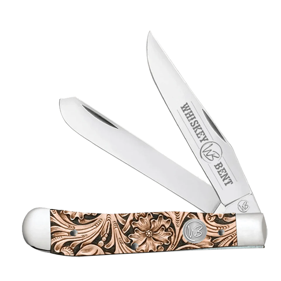 Whiskey Bent Hat Co. Floral Tool Trapper Knife