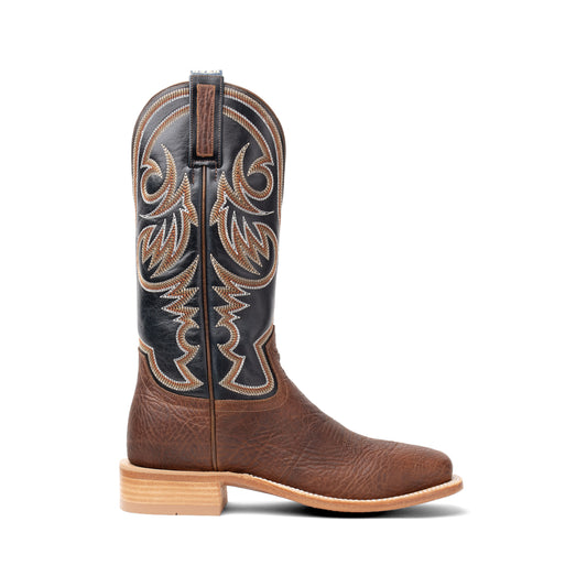 Hyer Dark Navy Cowhide Sawyer Boot