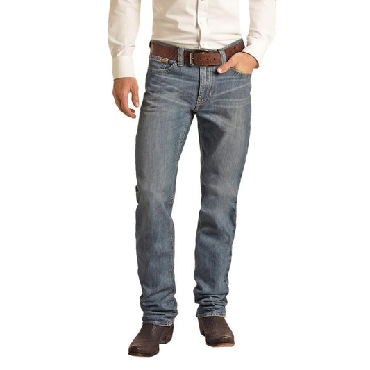 Rock and Roll Double Barrel Relaxed Tapered Stackable Bootcut Jeans