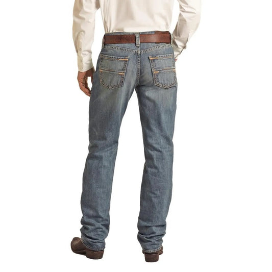 Rock and Roll Double Barrel Relaxed Tapered Stackable Bootcut Jeans
