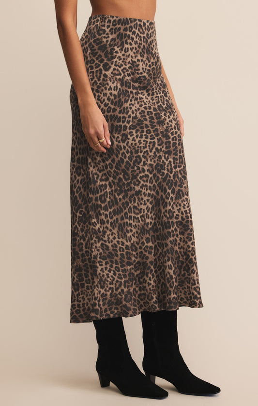 Z Supply Izabel Leopard Skirt