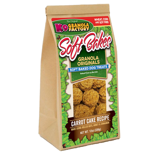 K9 Granola Factory Soft Bakes Carrot Cake Dog Treats
