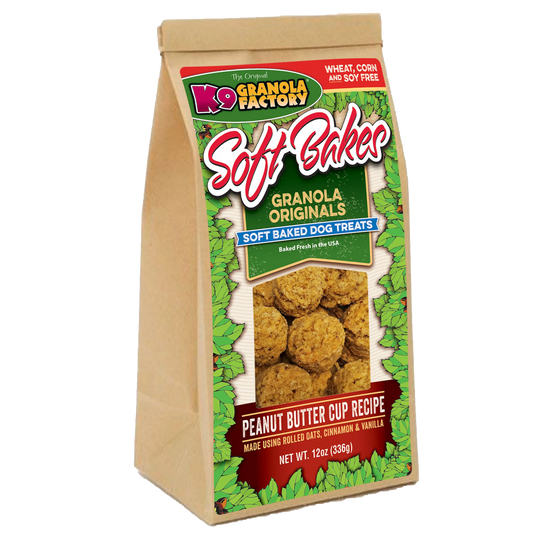 K9 Granola Factory Soft Bakes Peanut Butter Cup Dog Treats