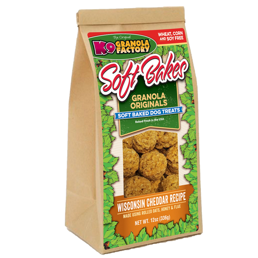 K9 Granola Factory Soft Bakes Wisconsin Cheddar Dog Treats