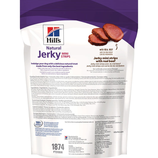 Hill's Natural Jerky Mini-Strips with Real Beef Dog Treat