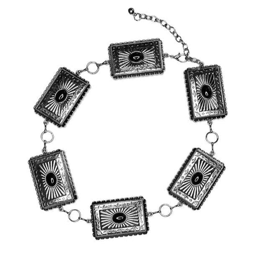 Shea Baby Black Concho Belt