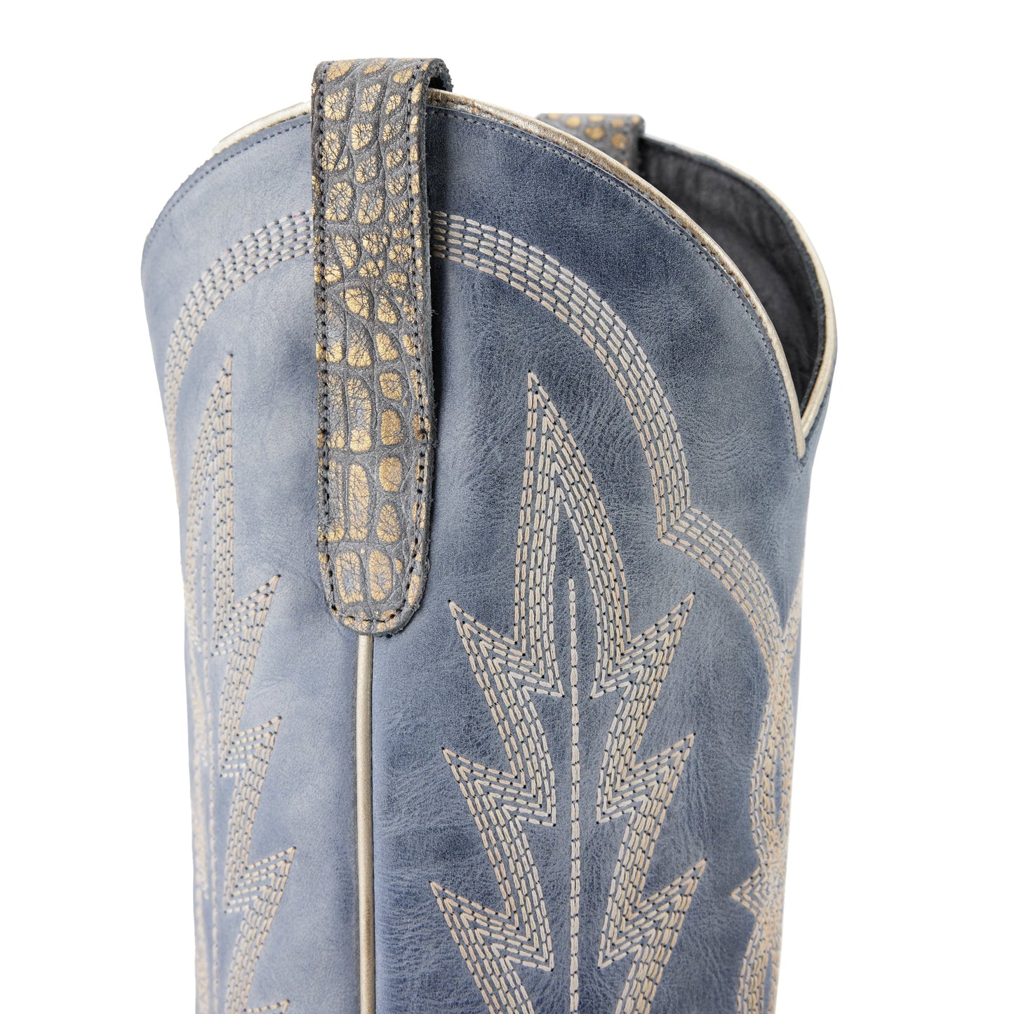 Lane Skylight Gilded Denim Boot