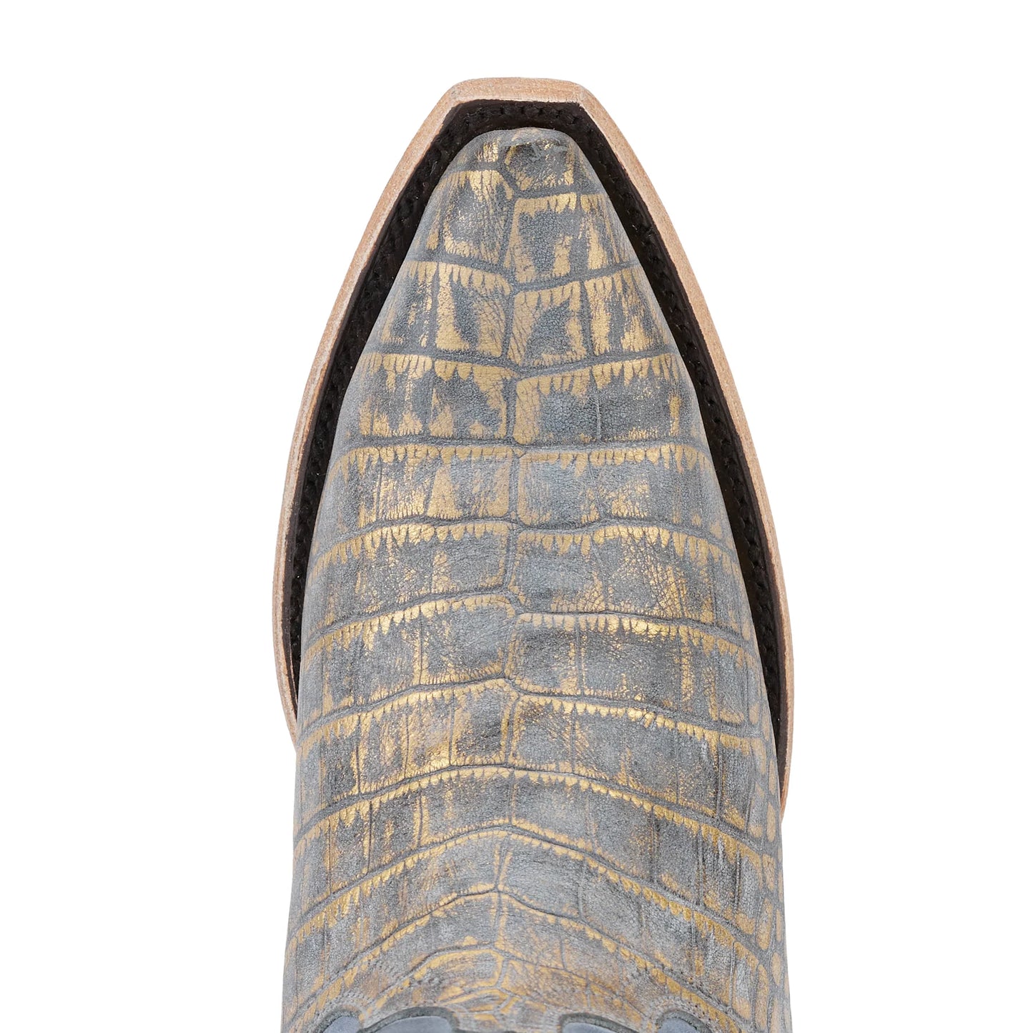 Lane Skylight Gilded Denim Boot