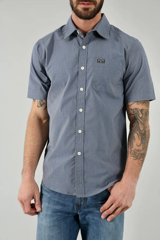 Kimes Ranch Linville Short Sleeve Shirt in Navy