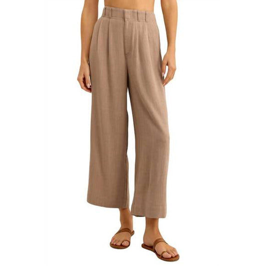 Z Supply Farah Pants in Iced Coffee