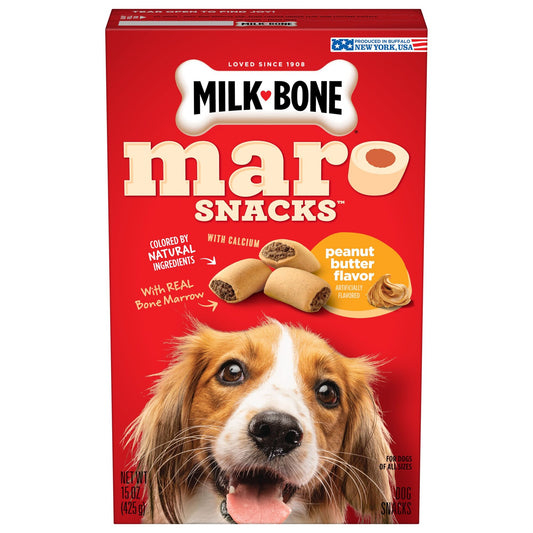 Milk Bone MaroSnacks Peanut Butter Flavored Dog Treats