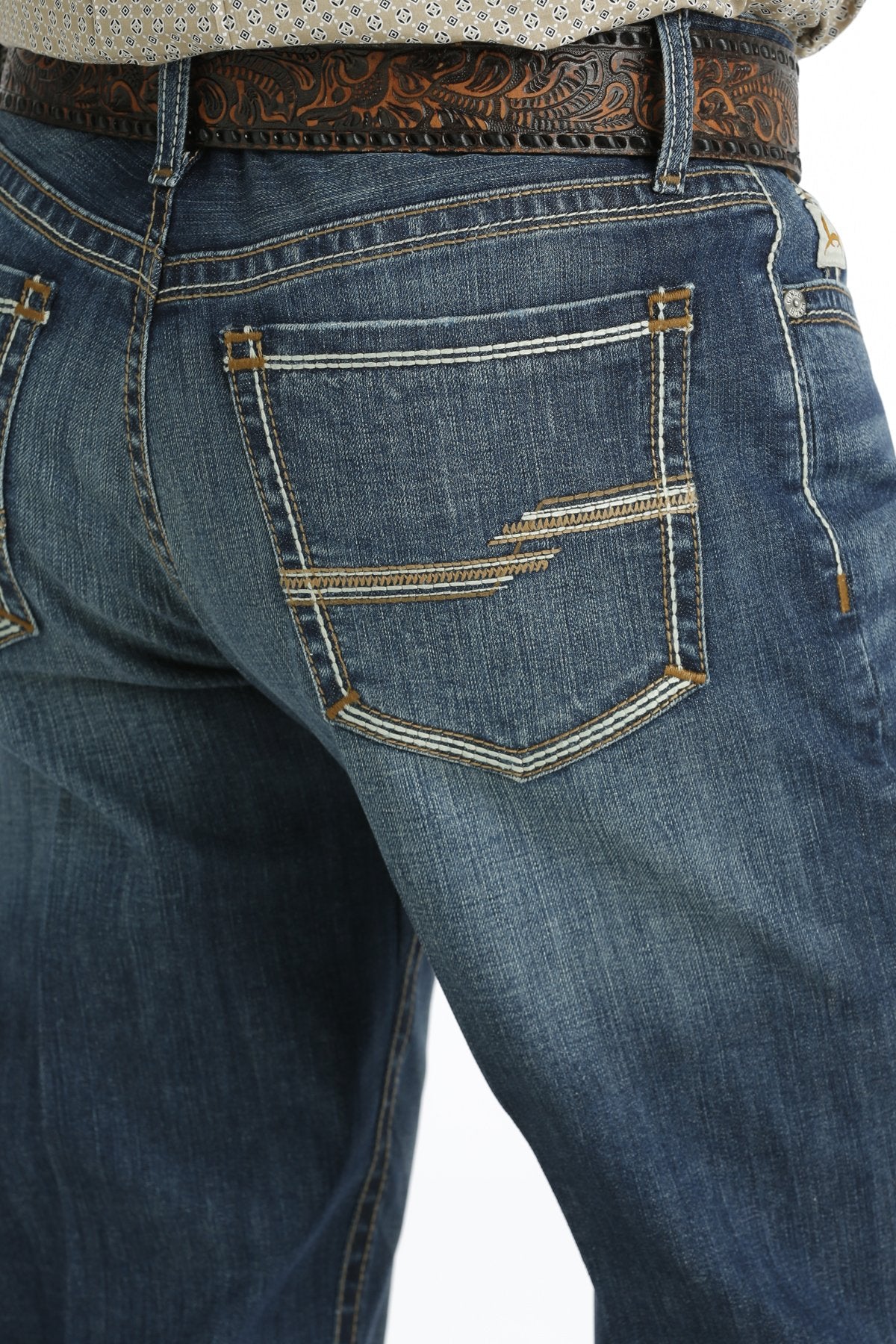 Cinch Men's Relaxed Fit Grant Dark Stonewash Jean