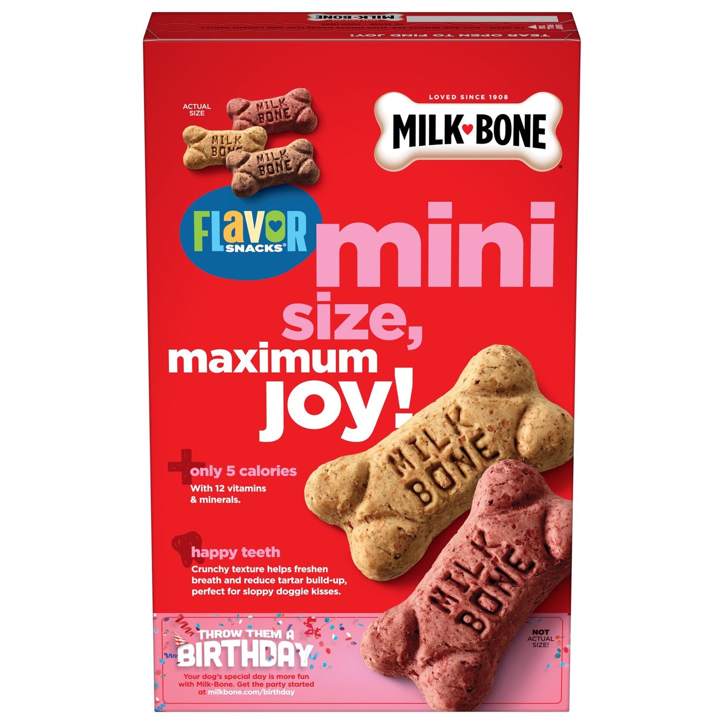 Milk Bone Flavor Snacks Mini Biscuits for Dogs