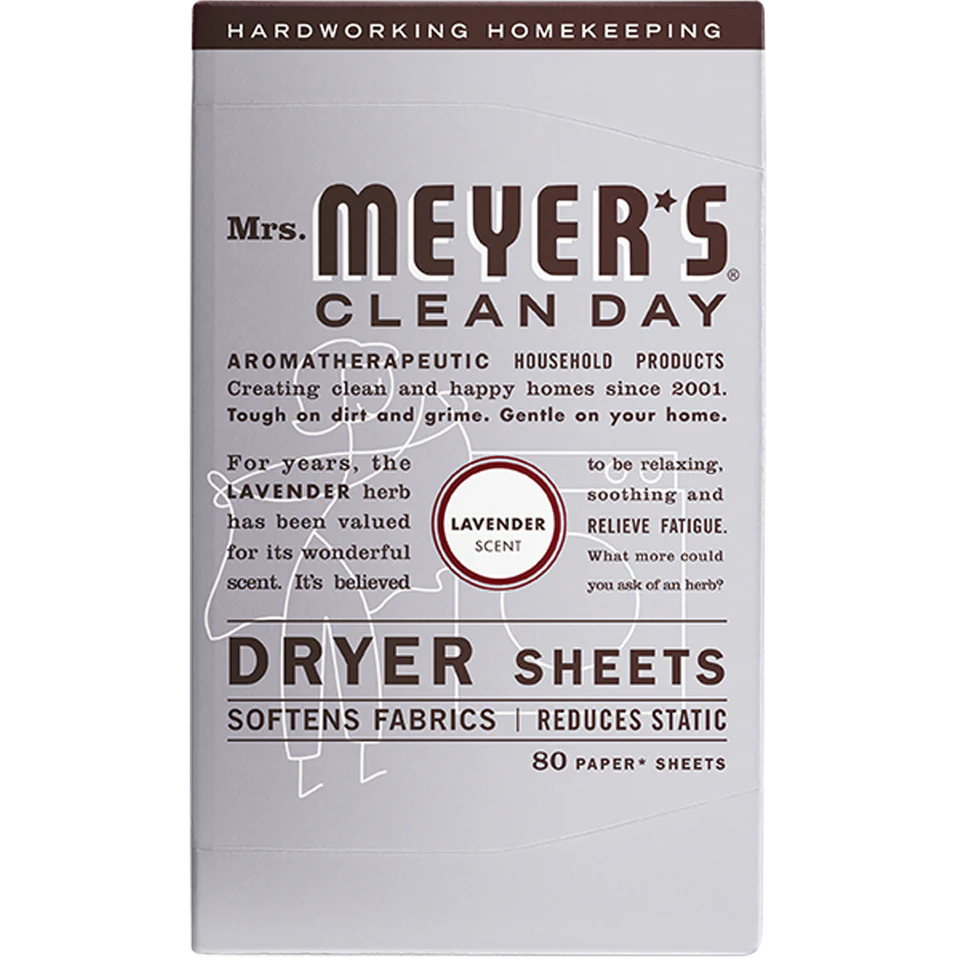 Mrs. Meyer's Clean Day Lavender Dryer Sheets