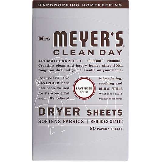 Mrs. Meyer's Clean Day Lavender Dryer Sheets