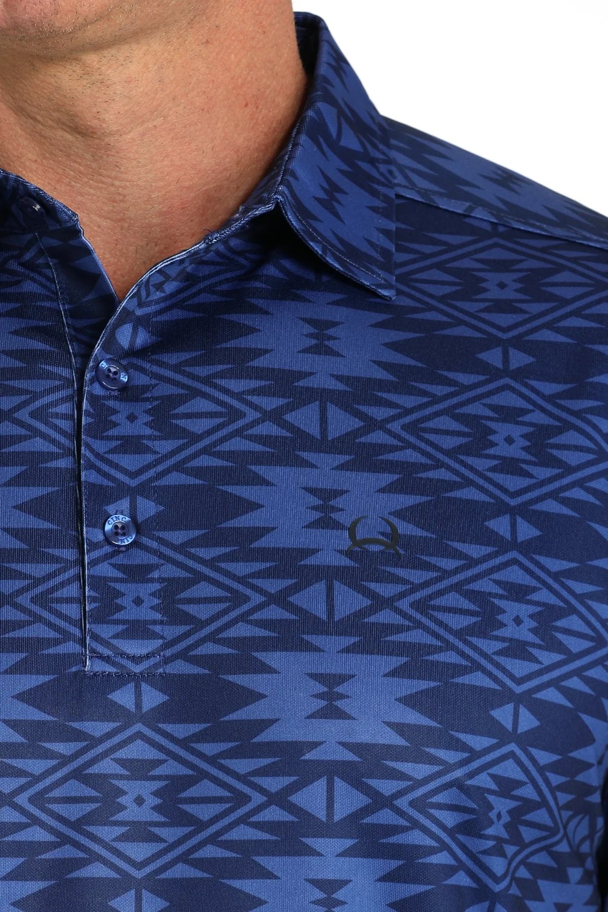 Cinch Southwestern ArenaFlex Print Polo