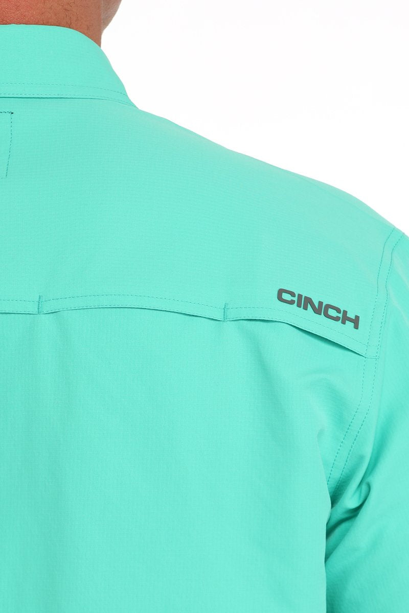 CINCH LS TURQ ARENA FLEX SHIRT