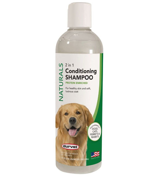 Durvet Naturals 2 in 1 Conditioning Shampoo
