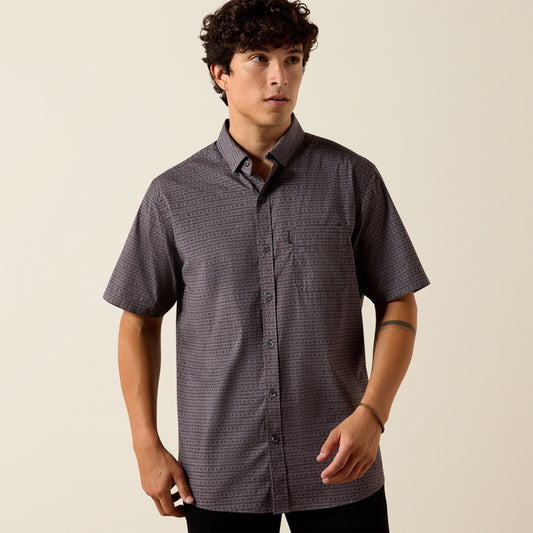 Ariat Maxus Modern Fit Shirt in Nightshadow Arrow Stripe