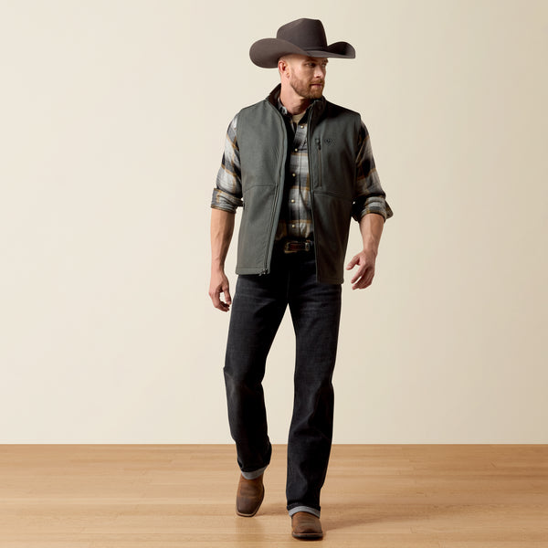 Ariat Logo Softshell Vest in Beluga