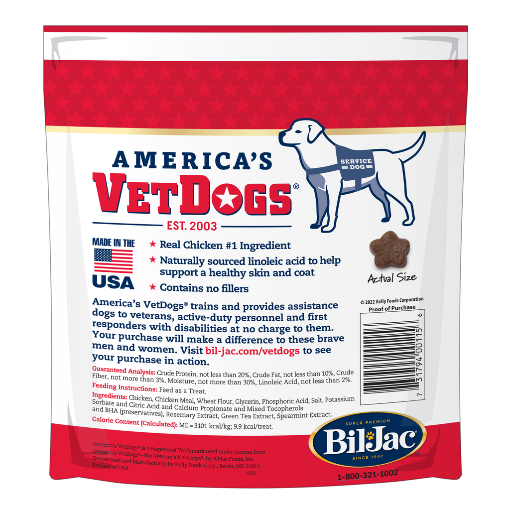 Bil Jac America's VetDogs Training Treats