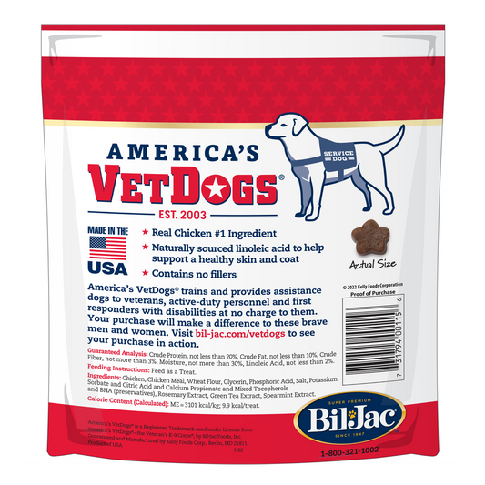 Bil Jac America's VetDogs Training Treats