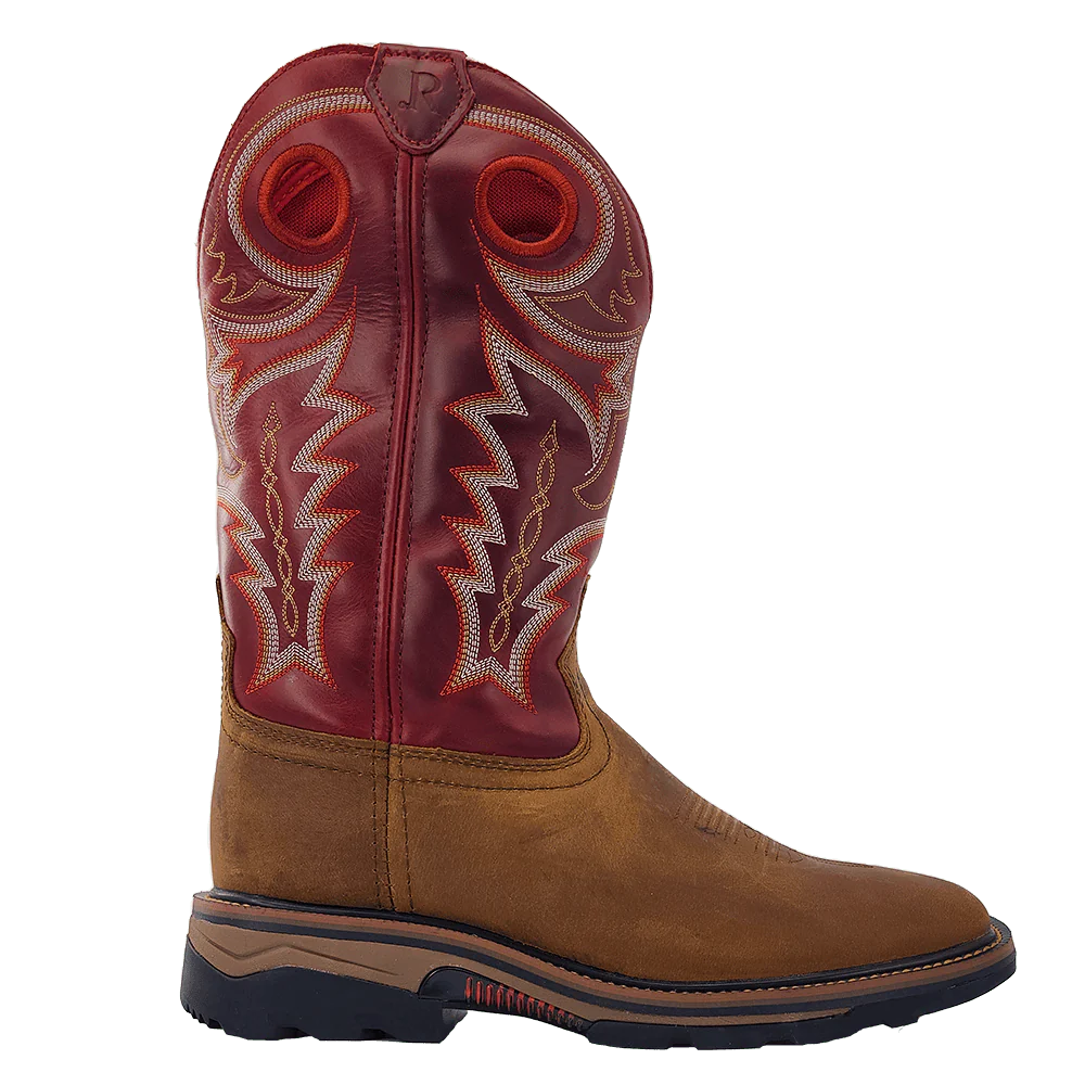 R. Watson Adobe Brown Buffalo Steel Toe Work Boot