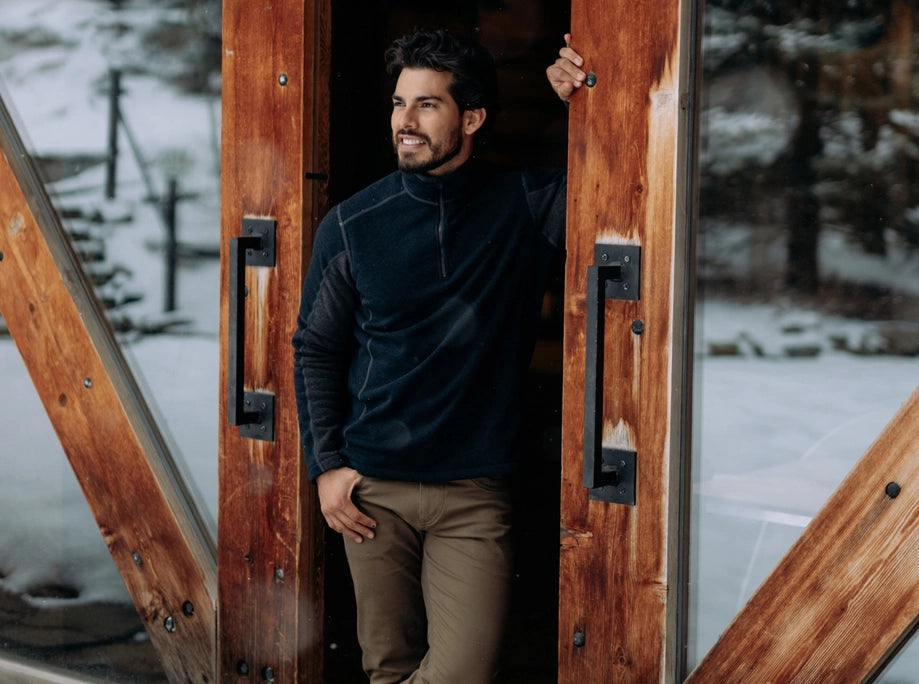 Kuhl Revel 1/4 Zip in Mutiny Blue/Steel