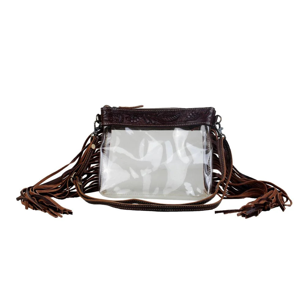 Myra Intricate Clear Bag