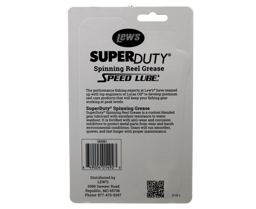 Lew's Super Duty Spinning Reel Grease