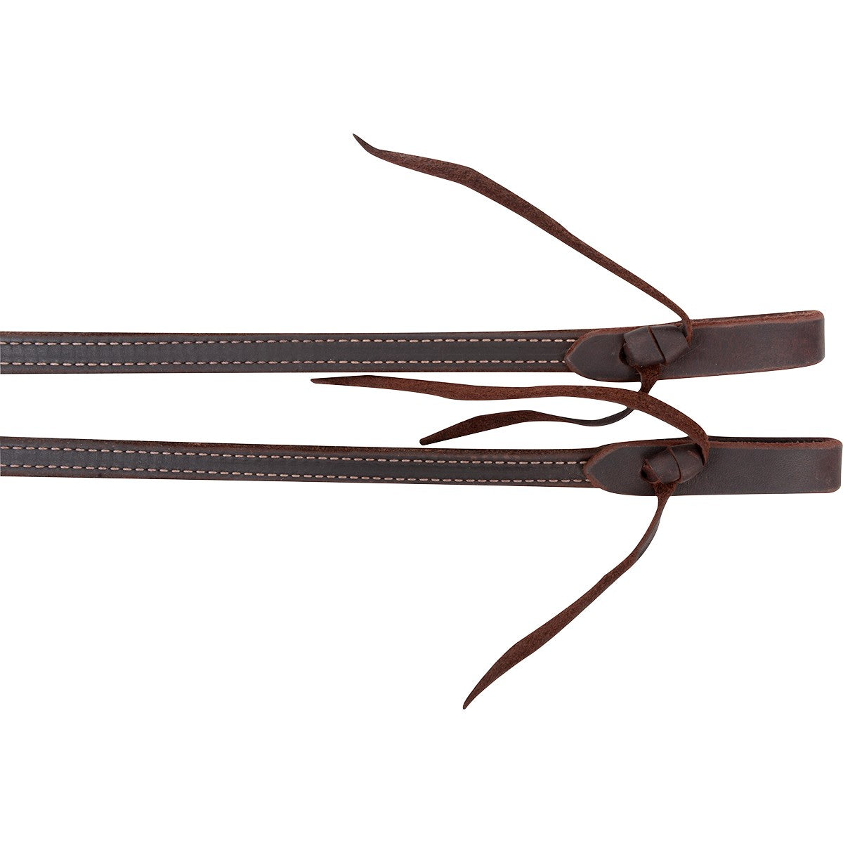 Martin Saddlery Split Reins 5/8-inch Thick Tied Ends with Double Stitched Light Latigo