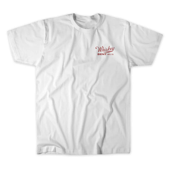 Whiskey Bent Hat Co. Supply Co T-Shirt in White