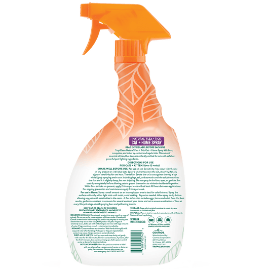 TropiClean Natural Flea & Tick Home & Cat Spray