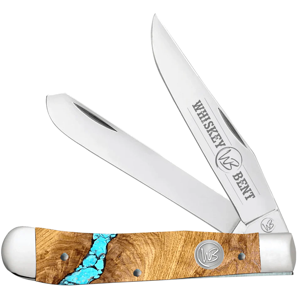 Whiskey Bent Hat Co. Turquoise River Trapper Knife