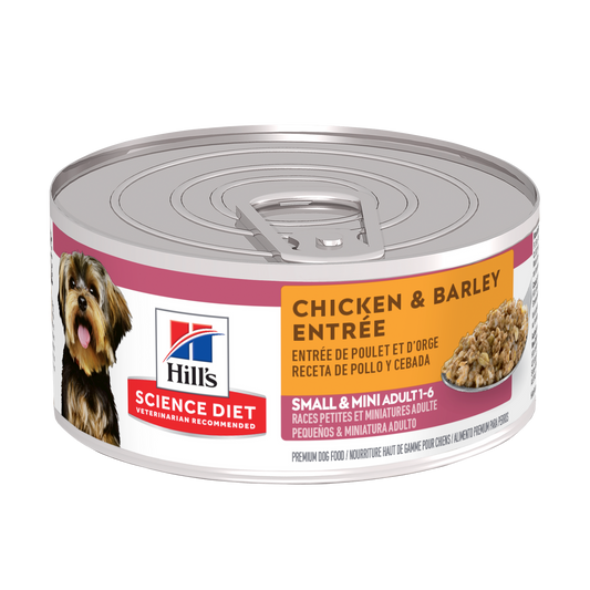 Hill's Science Diet Adult Small & Mini Chicken & Barley Entrée Dog Food