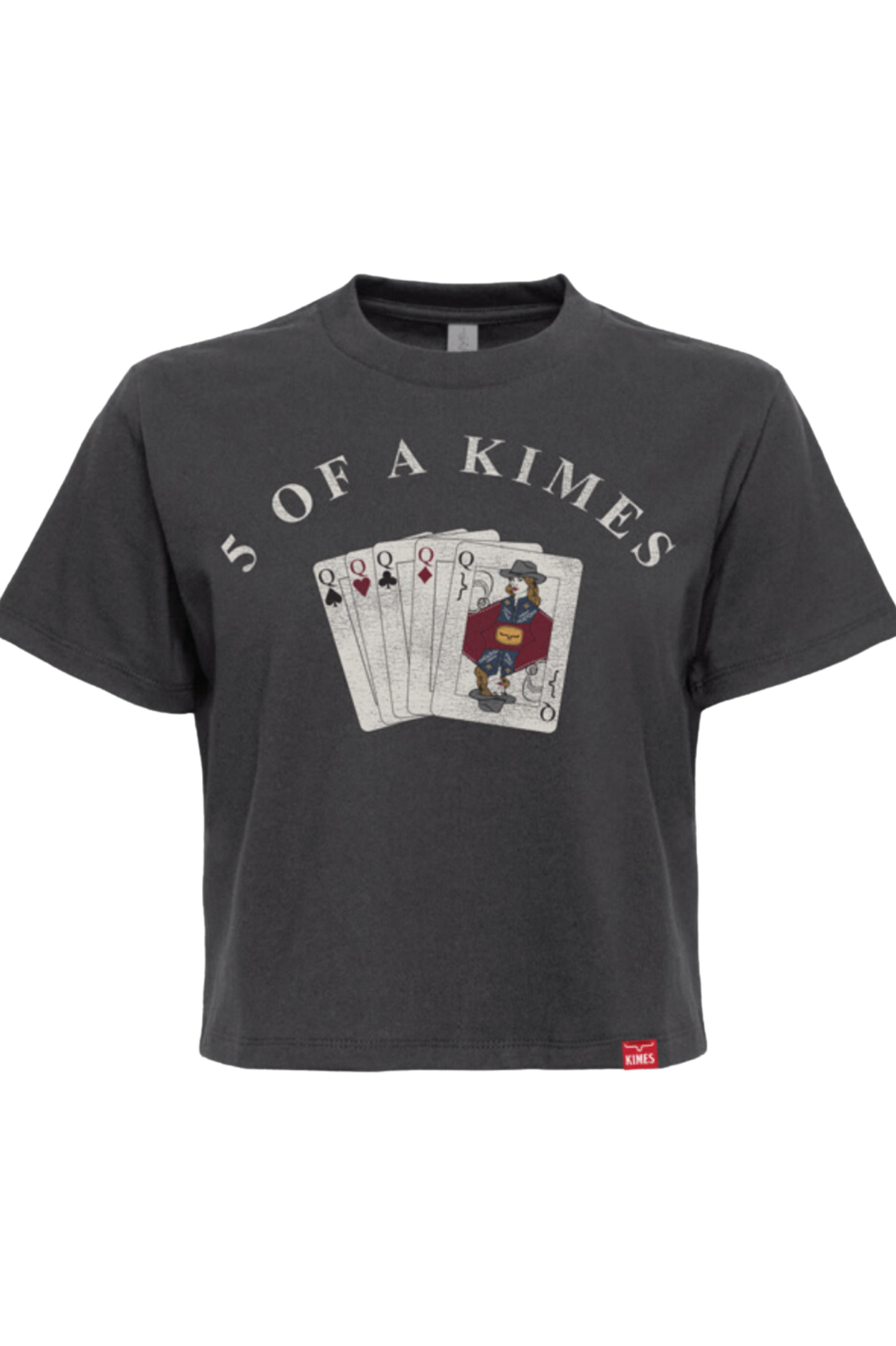 Kimes 5 of a Kimes Tee in Graphite