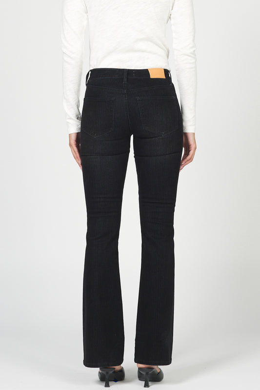 Dear John Jaxtyn Bootcut Brushed Jean in Black