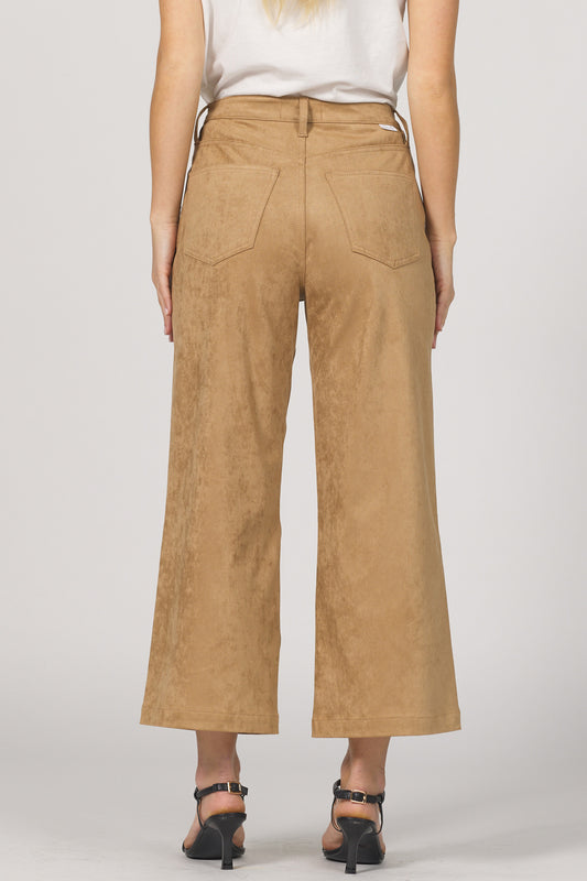 Dear John Audrey Wide Leg Pant in Toffee