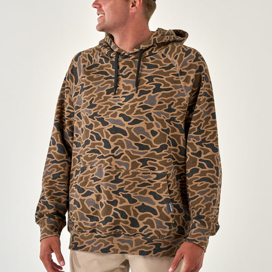 Burlebo Fleece Hoodie in Gauge Camo