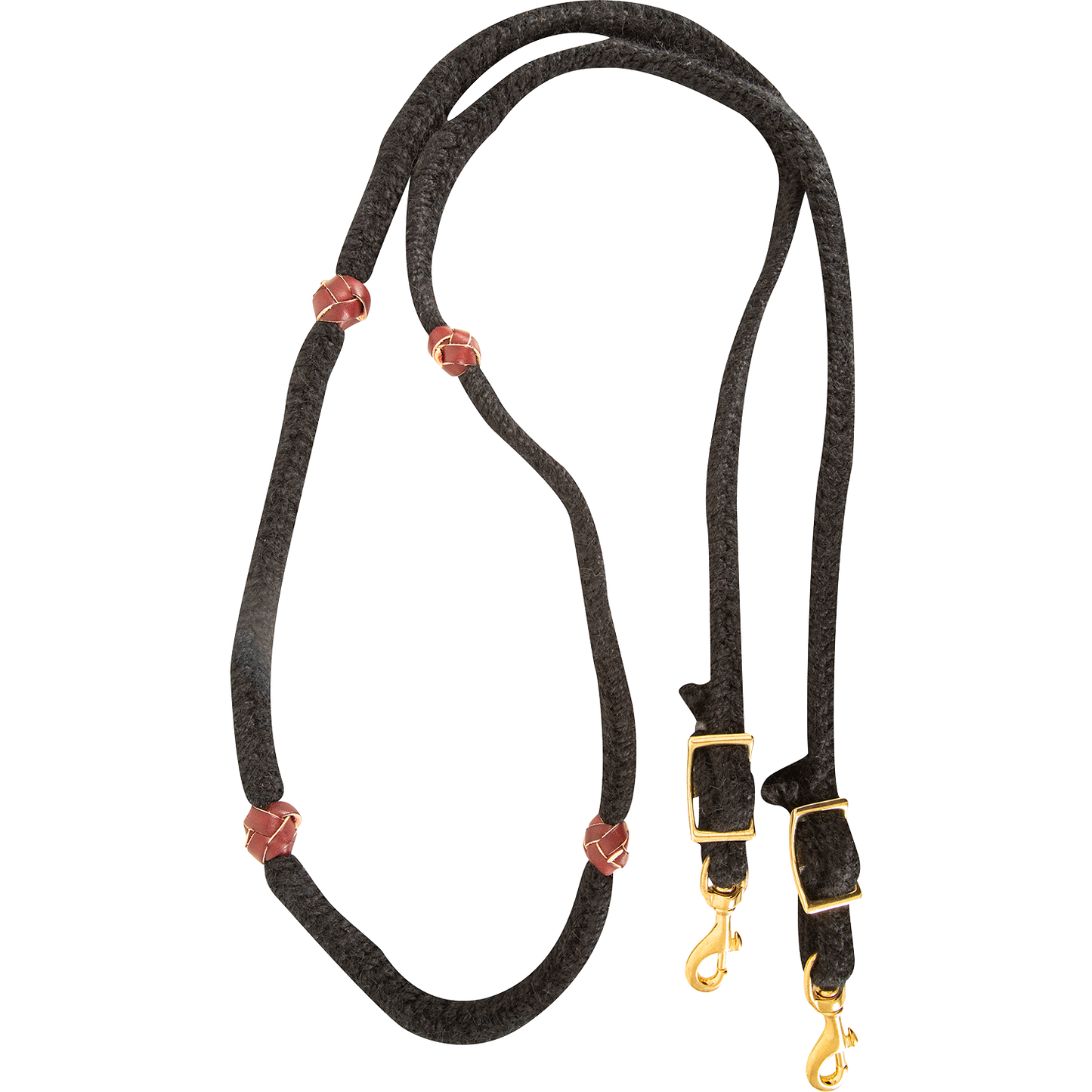 Martin Saddlery Blended Mohair Barrel Rein Buckle Snap Ends