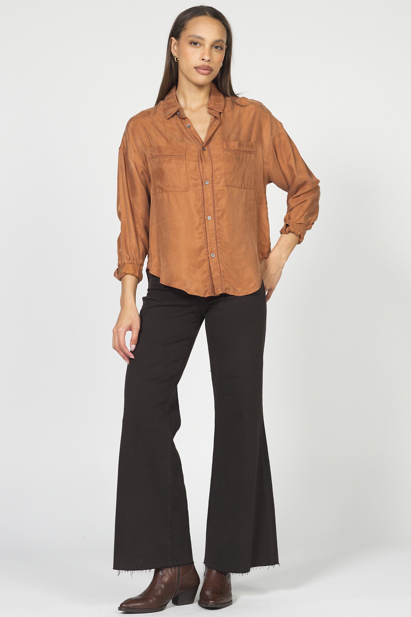 Dear John Adrianna Top in Pumpkin Spice