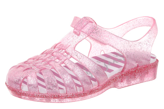 Blowfish Malibu Toddler/Little Kid Jellyfish Fisherman Sandal in Pink Sparkle
