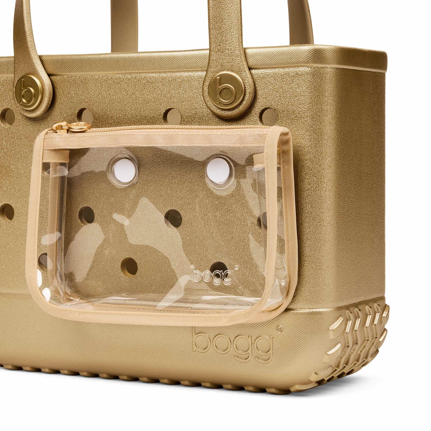 Metallic Goldie Bitty Bogg Bag