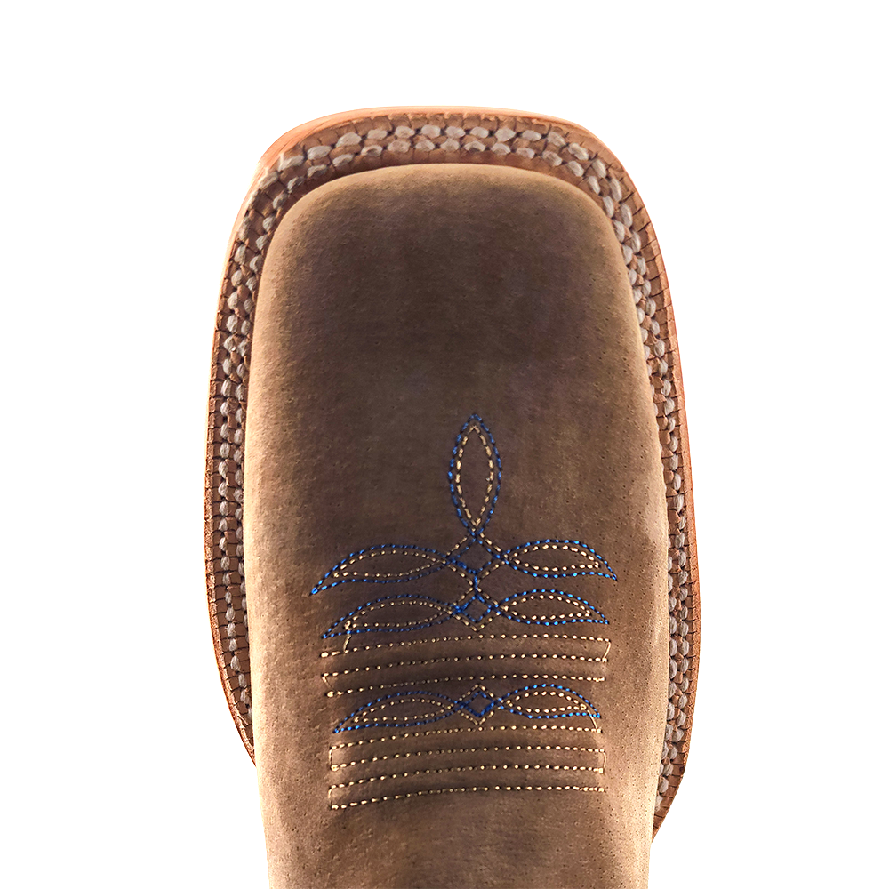 R. Watson Men’s Azul and Cafe Boar Wide Square 11″ Boot